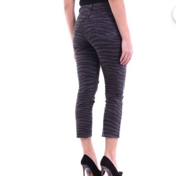 J Brand Black Dazzle Destruct Jeans Size 24 - Picture 4 of 13